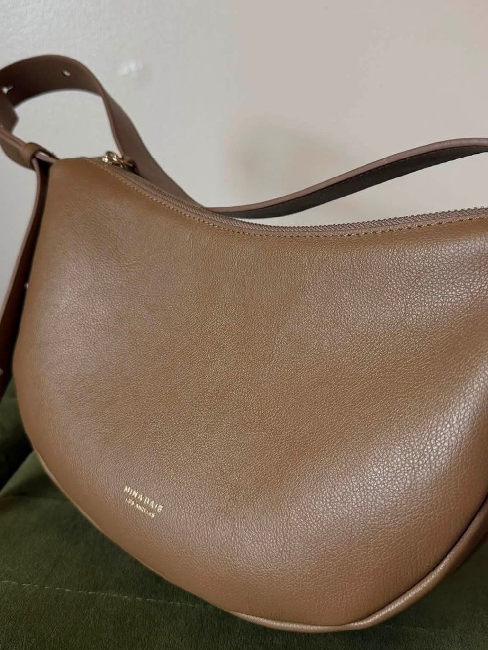 Mina Baie Leather Khloe in Teddy Color - Picture 6 of 11